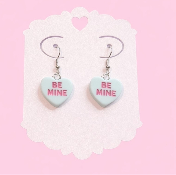 🩰 Valentine's Day Conversation Hearts Earrings - Picture 3 of 8